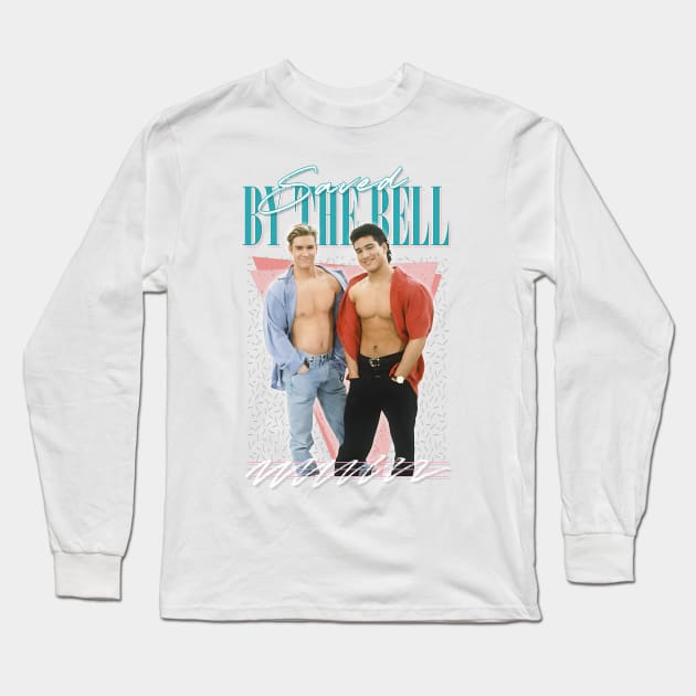 Saved By The Bell -  90s Styled Aesthetic Design Long Sleeve T-Shirt by DankFutura